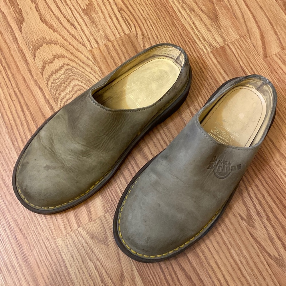 Vintage Made in England Dr Martens Slides / Clogs /Mules